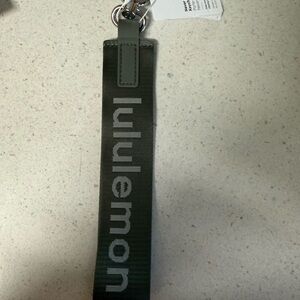 Lululemon Olive Never Lost Keychain